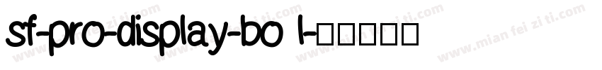 sf-pro-display-bo l字体转换
